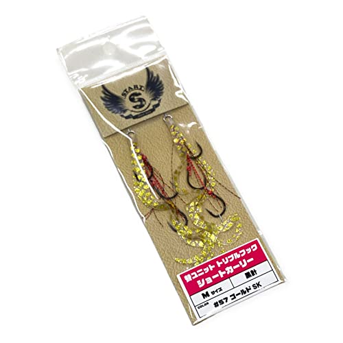 替ユニット トリプルフックショートカーリー M #57 ゴールドSK