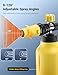 AUTOWN Foam Cannon for Pressure Washer, Car Wash Foam Sprayer with 1/4” Quick Connector, Heavy Duty Car Wash Foam Gun, Adjustable Nozzle, Wide Neck, 1 L Bottle