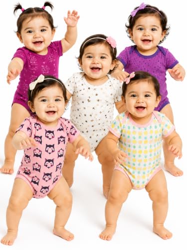 Image of TuddyBuddy 100% Cotton Romper /Bodysuit for Baby Girls