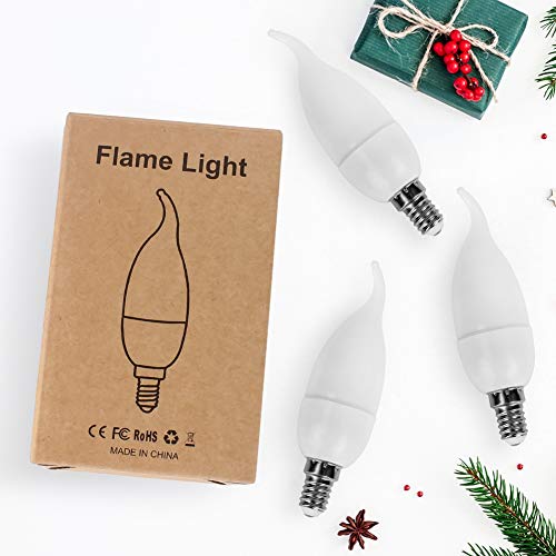 Sayapeiy Lampadina a Fiamma 3W E14 Effetto Fuoco