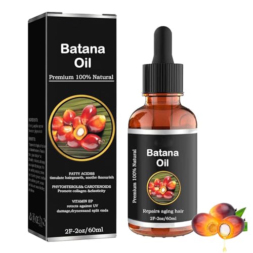 Batana 100% Natural Hair Growth Oil - Enhances Radiance, Promotes Wellness, Smooth Texture for Men & Women - All Hair Types