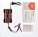 YDBAO Cargador Baterias Coches Moto 12V/24V 10A Inteligente Completamente Automático con Pantalla...