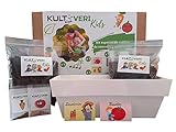 KULTIVERI Set de Cultivo de Tomates y Zanahorias para Niños: Mi Primer Huerto Urbano en Casa niños.
