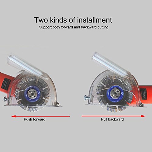 Professional Angle Grinder Guard, Grinding Cover Cutting Dust Shroud For 4-5" Angle Grinders And 3"/4"/5" Saw Blades Transparent #TOP1