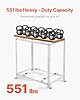 VEVOR Mini Split Ground Stand, Anti-Vibration Mini Split Stand for 9000-18000 BTU Ductless Air Conditioner Heat Pump, Heavy Duty AC Base Bracket Floor Mount w/ 250kg Max. Load,Dual Levels