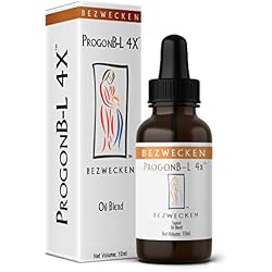 Bezwecken - ProgonB-L 4X - 10mL Topical Oil Blend - Professionally Formulated PMS & Pre-Menopause Symptom Support - Safe, Natural, Paraben Free - 30 Day Supply