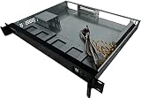 1U Server Chassis - 19 Inch Rackmount Computer Case (Micro ATX Motherboard) Back or Front Mount on R