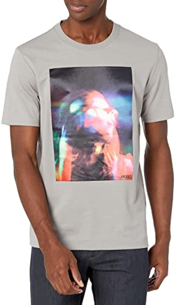 Hugo Boss Men's Jersey Graphic Crew Neck T-Shirt