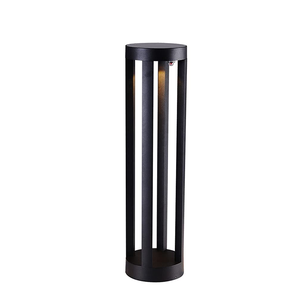 15W LED Solar Pathway Lamp with Twilight Sensor Modern Outdoor Garden Light IP65 Waterproof Bollard Light Path Landscape