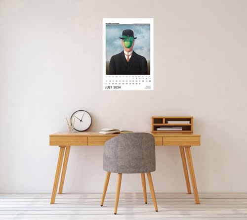 Image of Tallenge - Modern Masters - 2024 Wall Calendar - 12 x 17 Inches for Home & Office (Paper, Wall Calendar)