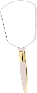 WOONEKY Maquillaje Espejo Mango Cuadrado Casa...