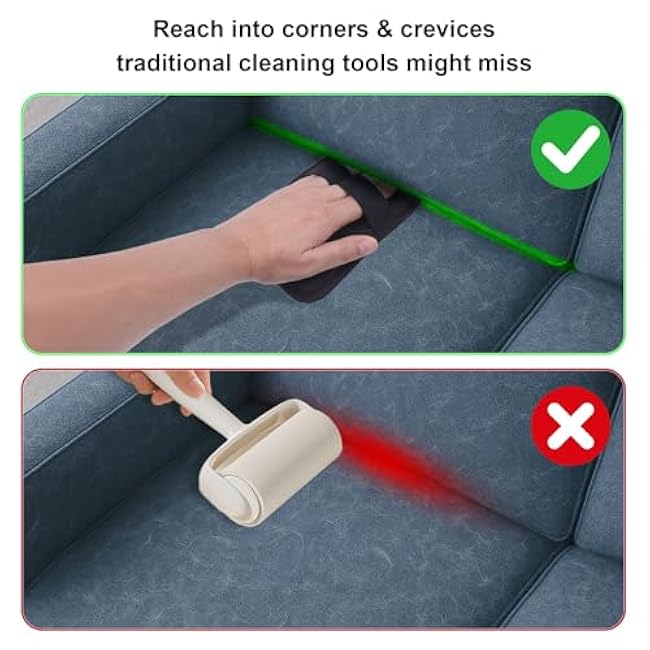 4PCS Electrostatic Pet Hair Removal Gloves Brush, 6.7x5.1 Reusable Static Remover for Cat Dog Hair, Grooming Glove for Couch, Furniture, Carpet, Car Seat, Fast Animal Fur Removal Mitt Tool-QSMQV1IW