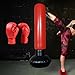 YIJU Inflatable Boxing Bag Standing Punching Bag for Adults Multipurpose Kickboxing Bag Inflatable Punching Toy for Kickboxing, Red