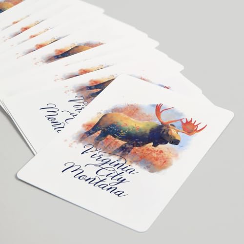 Lantern Press Naipes Póker 52 Cartas Animales Acuarela miniatura 5