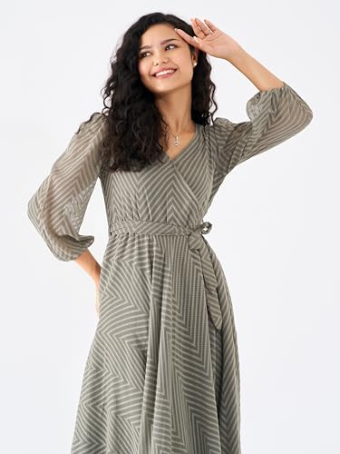 Image of AASK Women Fancy Plain & Solid Designer Dress for Women