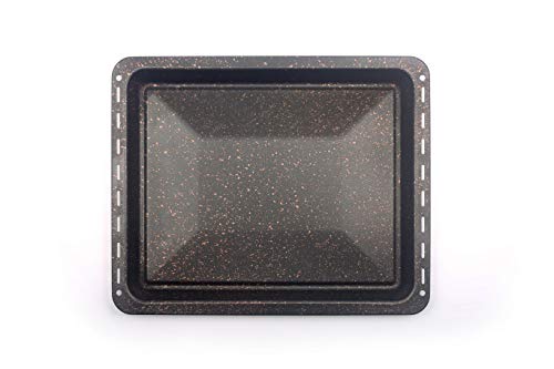 UNIQDEALZ 445 x 375 x 30 mm Bandeja de grasa antiadherente apta para Whirlpool Ignis Bauknecht Indesit 481010764532 (marrón) Cover