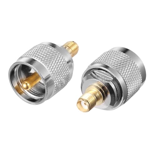 Adaptador UHF macho PL259 a SMA hembra, pack 2 miniatura 2