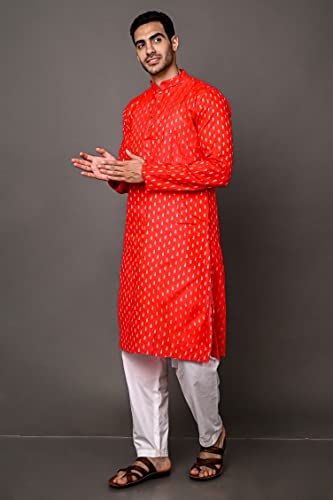 Image of Cotton Kurta Pajama Set for Mens