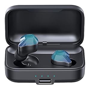 Echte Draadloze Oordopjes Bluetooth 5.0 Hoofdtelefoons Met CVC 8.0 Ruisonderdrukking MIC, 100HRS Spelen Met Oplaadcase, Voor Sport, Werk, Thuis, Kantoor