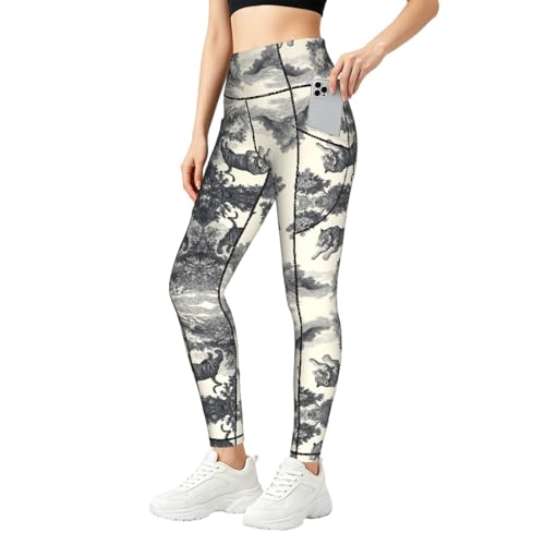 Pantalones de yoga que no se bajan leggings suaves elásticos con cintura alta