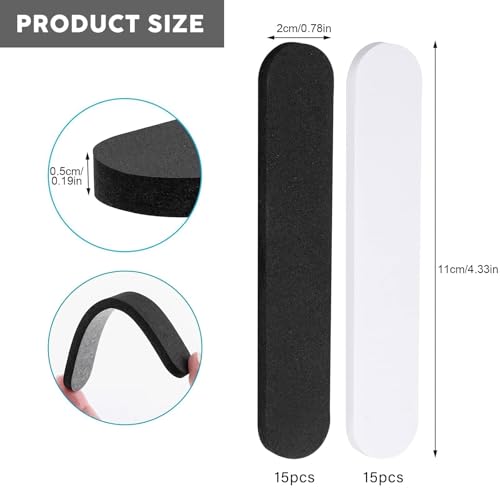 Image of Hat Size Reducer Self Adhesive Foam Tape 60 Pack for Cowboy Hat | Self-adhesive foam inserts resize loose hats, fit fedora & baseball cap; soft foam padding adjusts hat circumference easily