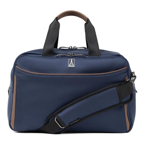 Travelpro Crew Classic Lightweight Softside Luggage, Underseat Travel Tote Bag, Men and Women, Patriot Blue