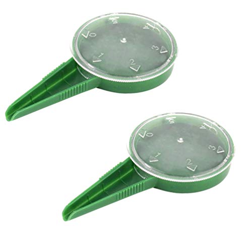 Angoily 1 Pieza plantador Manual de hortalizas Plantador de bulbos para jardinería con 2 Piezas Dispensador de Semillas para...
