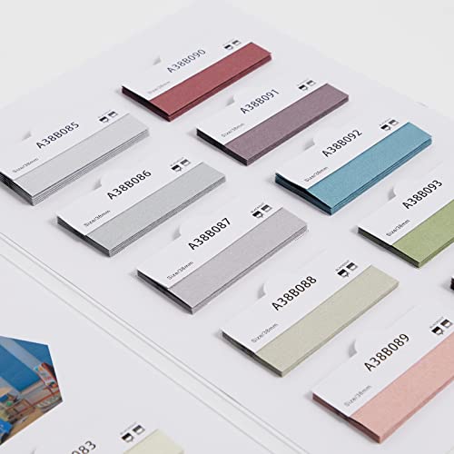 Tonature 100% Blackout & Light Filtering Cordless Cellular Shades & Blinds & Curtains Fabric Samples #TOP4