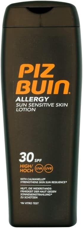 piz buin allergy sun sensitive skin lotion spf 30 200ml