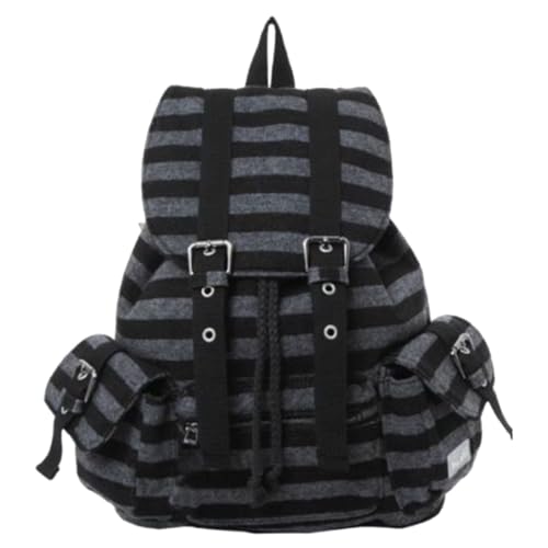 Mochila escolar retro de gran capacidad que soluciona la falta de espacio