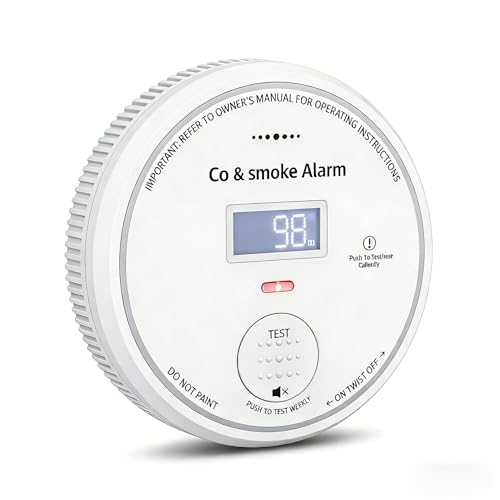 SOIRRDBF WiFi Connected Smoke and CO Detector with Smartphone Alerts