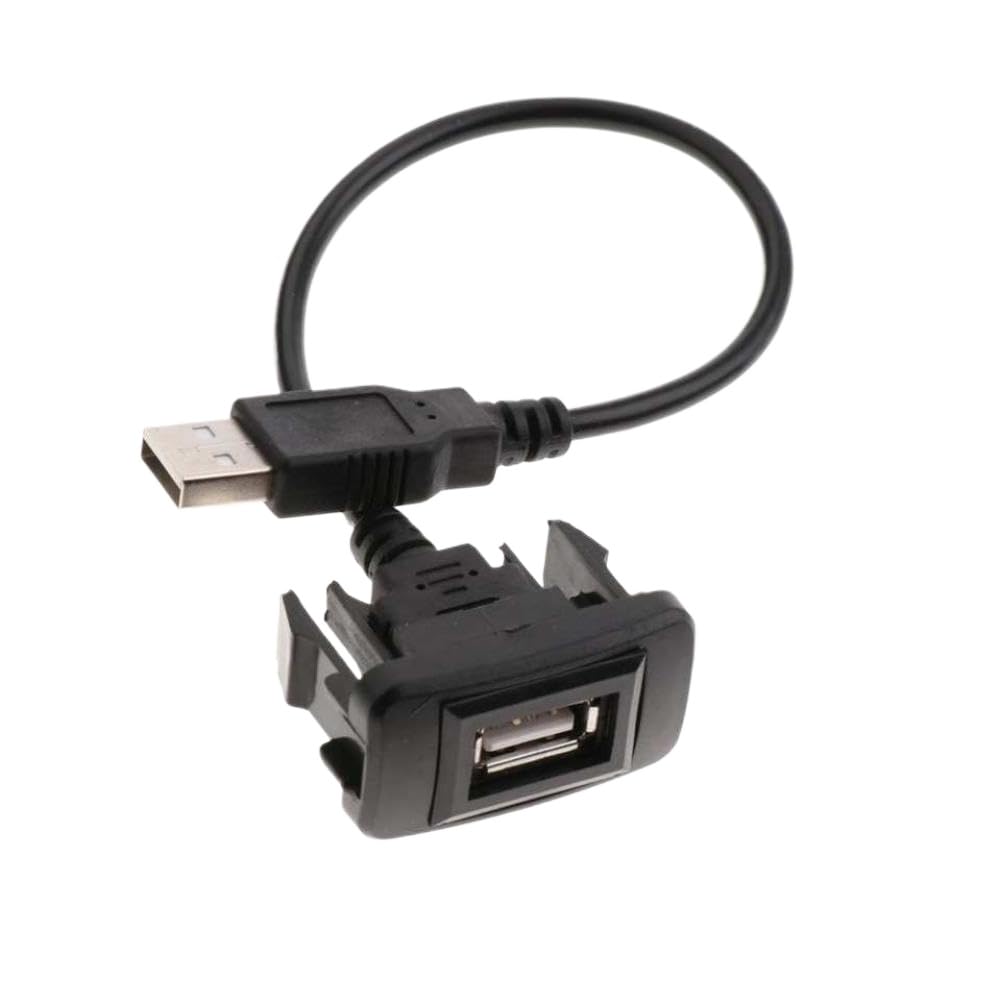 Panel deski rozdzielczej USB do montażu podtynkowego z klamrą kwadratowy 1 port gniazdo 3,5 m