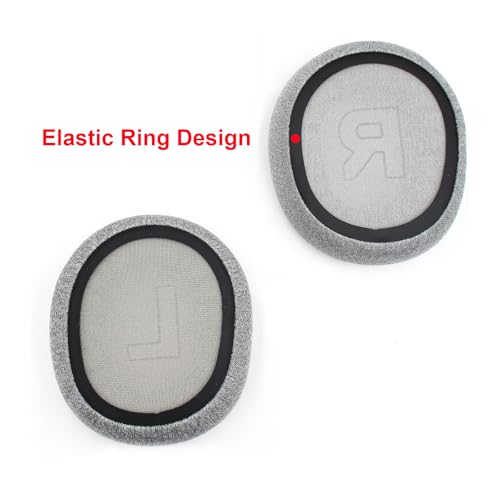 Mesh Replacement Ear Pads para SteelSeries Arctis Nova Pro Wired - Gris | Para auriculares Nova1/1X/1P /3/4/4X/4P/5/5X/5P/7/7X/7P, reemplazo de cojines de oído con espuma de reducción de ruido de alta densidad miniatura 6