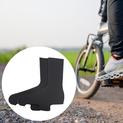 2 pares de cubre zapatos, protectores de zapatos impermeables, resistentes al viento y lluvia para hombres y mujeres miniatura 5