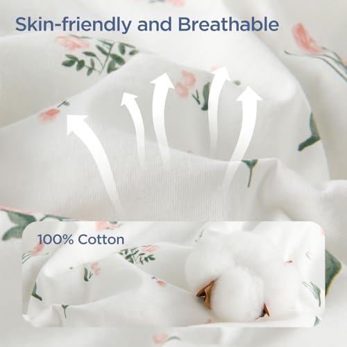 Image of Duomiaomiao 3.5 TOG Toddler Sleep Bag 6-12 Months 100% Cotton Winter Side Open Zipper Baby Sleep Sack with Feet, Warm Toddler Wearable Blanket