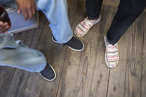 Image of HEYDUDE Men's Wally Slip Stretch Canvas | Men's Shoes | Men Slip-on Loafers | Comfortable & Light-Weight