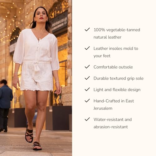 The Good Shepherd Buckle - Leather Toe Loop Sandal - Women Sandals3