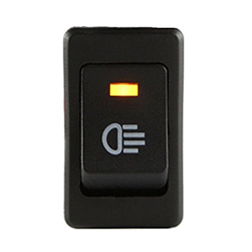 Buy Buyme New 1Pcs 12V 35A Car Fog Light Rocker Switch 4Pins Yellow Led