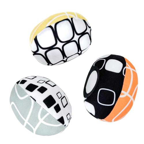 Image of Replacement Toy Balls for Mamaroo Swing,More Choices for Interactive and Reversibletoy Balls that Complement The MamaRoo with Dark Grey Cool Mesh Fabric