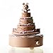 Produktbild Chonor Innovative Szene aus Holz Spieluhr, Premier Spieluhr Handkurbel Handwerk Reine Hand-klassischen Music Box Dekorationen Idee für Geburtstag Weihnachten - Bär Kuchen