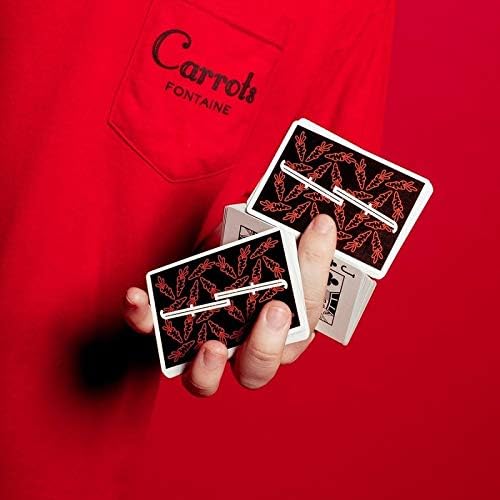 Miniatura 7 de MilesMagic Fontaine - Carrots Limited Carrots V3 Edition Cardistry Rare Deck de Zach Mueller con clip protector de tarjetas acrílico transparente