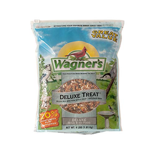 Wagner’s 62067 Deluxe Treat Blend Wild Bird Food, 4 Pound (Pack of 1)