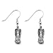 Doctor Who Weeping Angels Dangle Earrings (Silver-Tone)