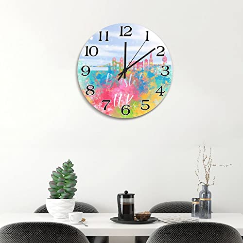 Horloge murale Bristol à suspendre, idée cadeau originale de voyage - 6