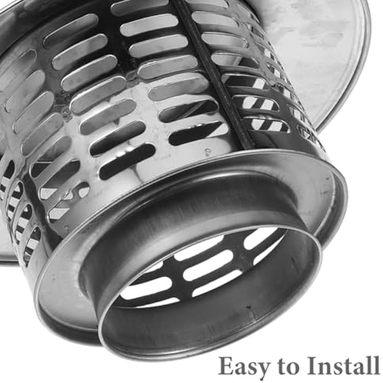 Chimney Flue Cap Chimney Covers External Stove Top Cover 7 Inch Chimney Cap Chimney Vent Cover Door Guard Outdoor Fireplace Chimney Rain Cap Stainless Steel Pipeline