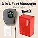 EEOO Foot Massager, Portable Foot Renew Triple Method Massager Customizable Massage, Wireless Feet Massagers for Neuropathy for Home/Office/Travel
