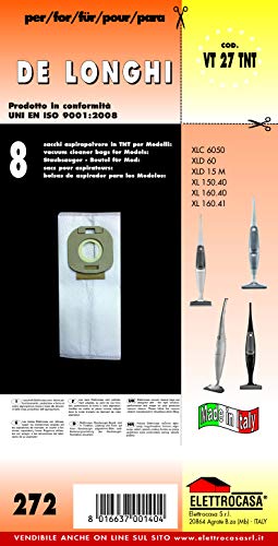 VT 27 TNT - 8 SACCHI TNT PER DE LONGHI