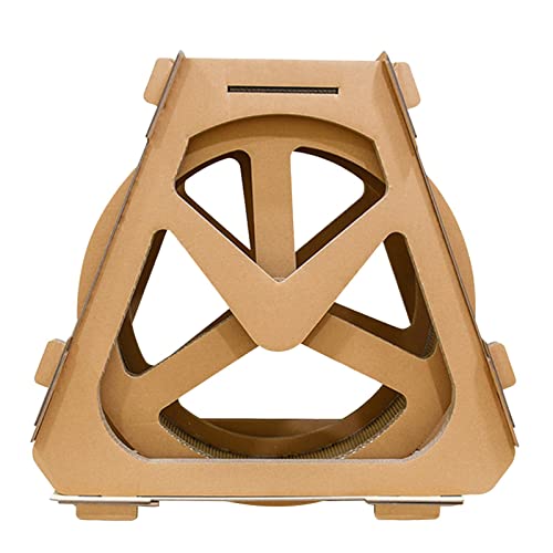 キャットホイール 猫 観覧車 1台で多機能 猫 ランニング マシン 猫 ランニングホイール ネコ ホイール 爪切り不要の爪とぎボード ストレス解消 ダンボール 負担軽減 運動 キャットウォーク キャット ローラー 猫のトレッドミル 回し車 爪研ぎ キャット