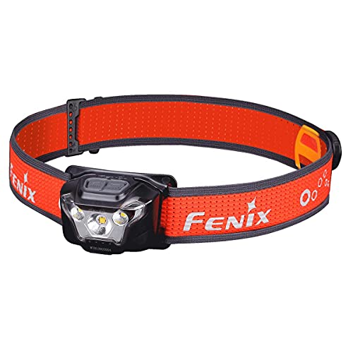 Fenix - Torcia frontale ultraleggera HL18R-T per Trail Running e Outdoor con sistema di fascia sport