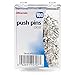 Officemate Push Pins in Reusable Box, Clear, Box of 100 (92707)